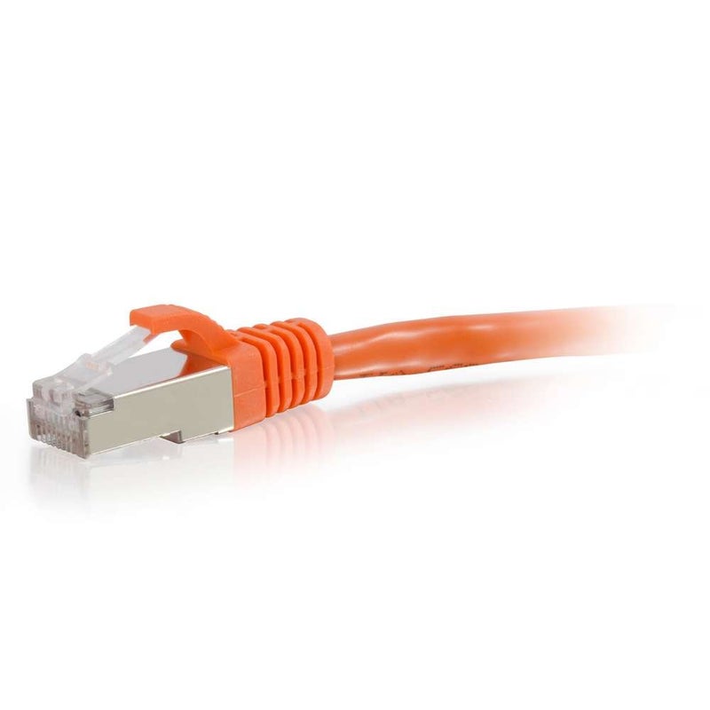 C2G/Cables to Go 00893 Cat6 Snagless Shielded (STP) Network Patch Cable, Orange (20 Feet/6.09 Meters) - Image 2